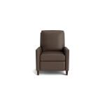 Trevor Leather Track Arm Manual Recliner