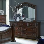 Messina Estates Queen Poster Bed, Dresser & Mirror, Chest, Night Stand - Image 3