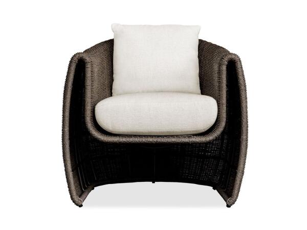 Tropic Outdoor Lounge Chair, Mocha Outdoor Chairs Cream