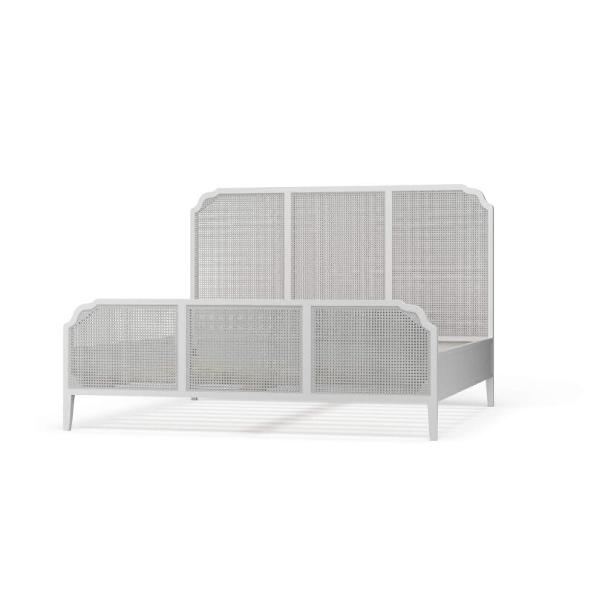 1e12ec788e168ca1905a4109b01f8263 Marisol Bed W/ Rattan - Image 1