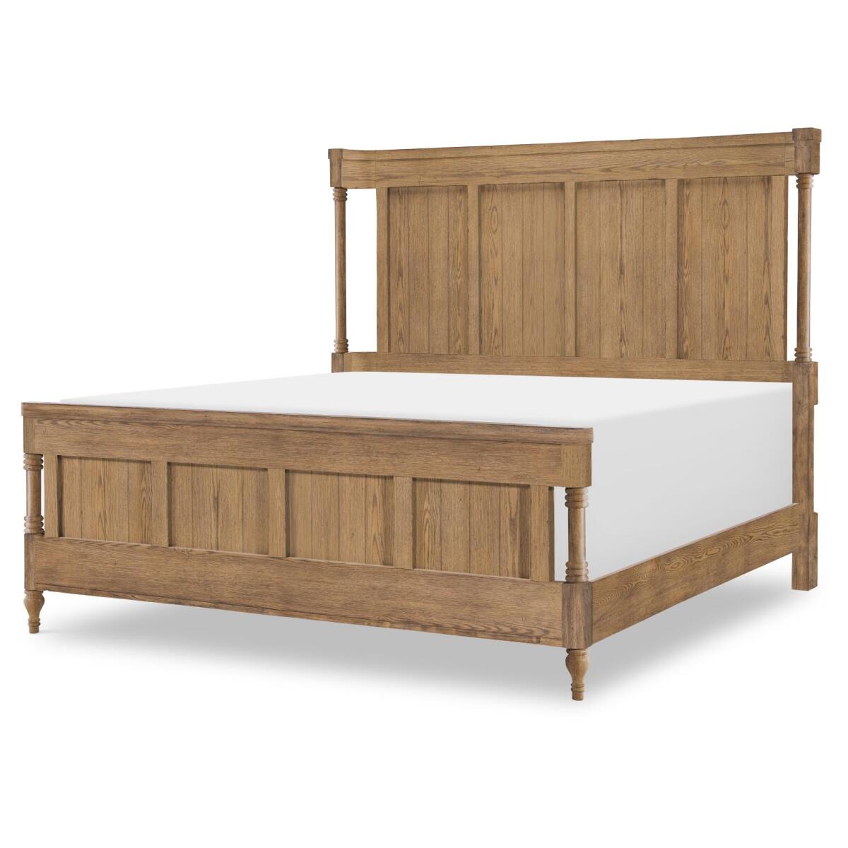 Complete Shelter Bed 5/0 Queen Beds Barnwood Oak 2 Complete Shelter Bed 5/0 Queen Beds Barnwood Oak 2