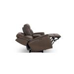 Douglas Leather Power Reclining Loveseat with Center Console - Image 7