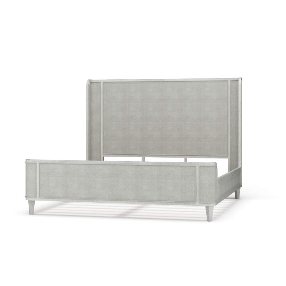 1e49b2675b2ea4d22da8c555151896b5 Lexington Bed W/ Rattan - Image 1