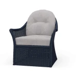 Nantucket Rattan Chair Chairs Blue 14