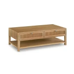 Newbury Ribbed Drawer Cocktail Table