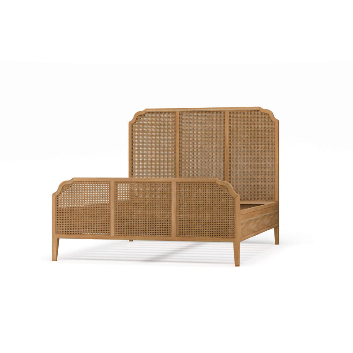 1eaa24fd5816cafdd8ed3c0be9dbe5c8 Marisol Bed W/ Rattan - Image 1