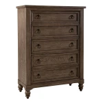 Americana Farmhouse King California Sleigh Bed, Dresser & Mirror, Chest, Night Stand - Image 4