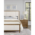 Crafted Cherry By Ben & Erin Napier King Upholstered Bed-white Fab - Image 3