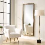 On Point Tall Mirror, Gold - Image 3