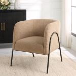 Jacobsen Accent Chair, Latte Shearling Chairs Chairs 13