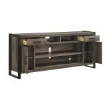 Fireplace TV Consoles 78 Inch Fireplace TV Console Fireplaces Brown 21