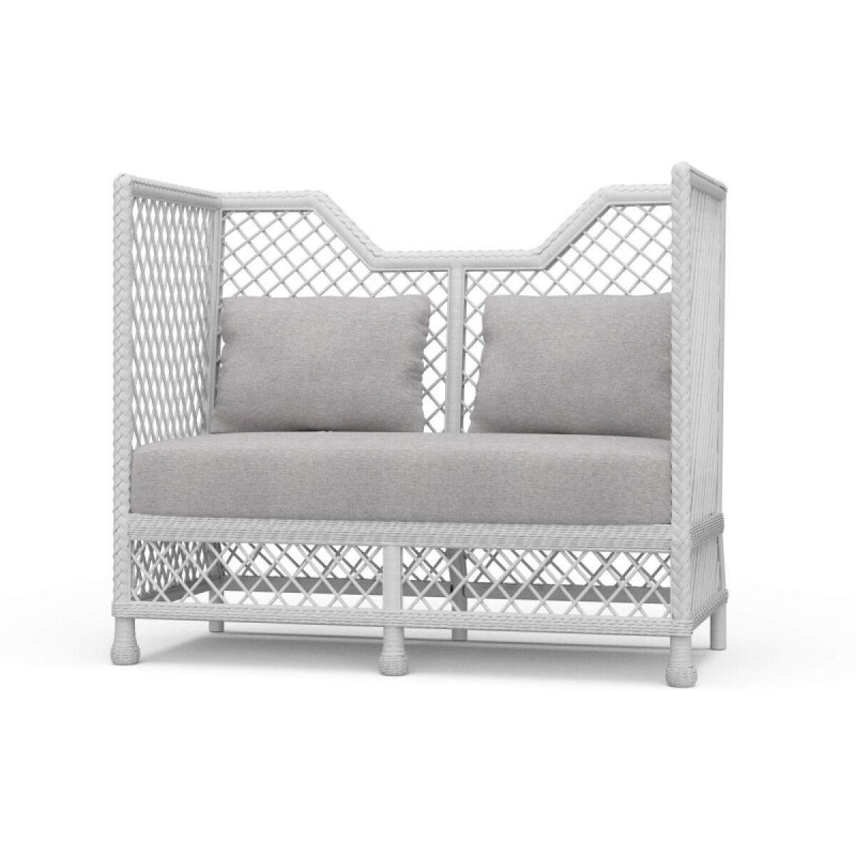 1f110dfbaa27f88dc6739115c44e6bba Rabana High Back Rattan Loveseat - Image 1