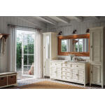 Shutter Double Vanity W/ Sink & Marble Top - Image 3