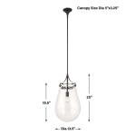 Dewdrop, 1 Lt Pendant - Image 14