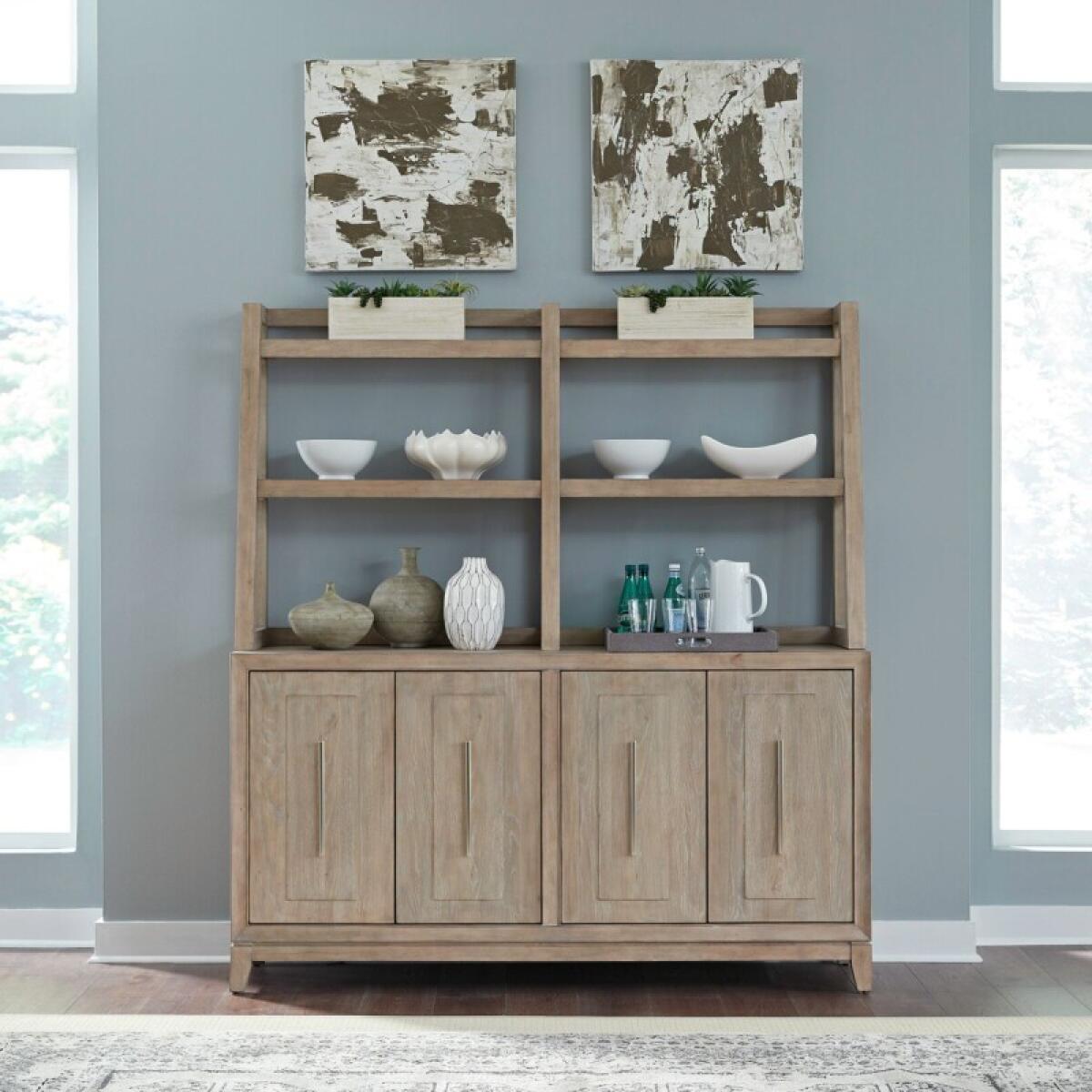 1f98be814355ab4108dd164f5d3e41dc Brentwood Sideboard & Hutch - Image 1
