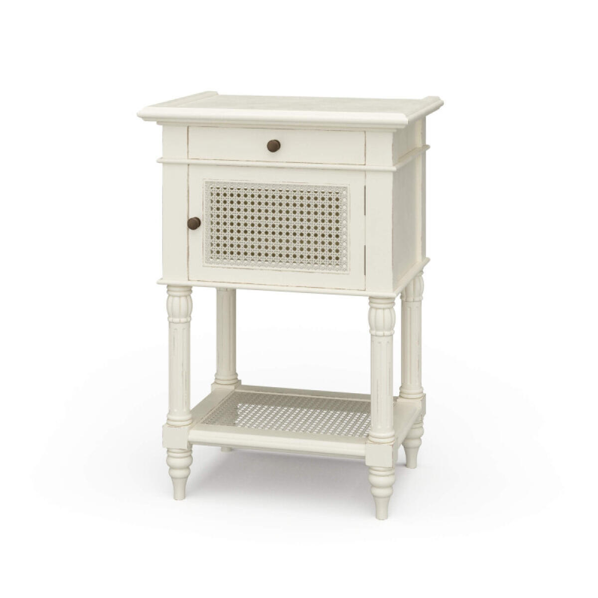 1fde252112a6f36b8250c3239e65e59f Montego Square End Table W/ Drawer & Rattan Door - Image 1