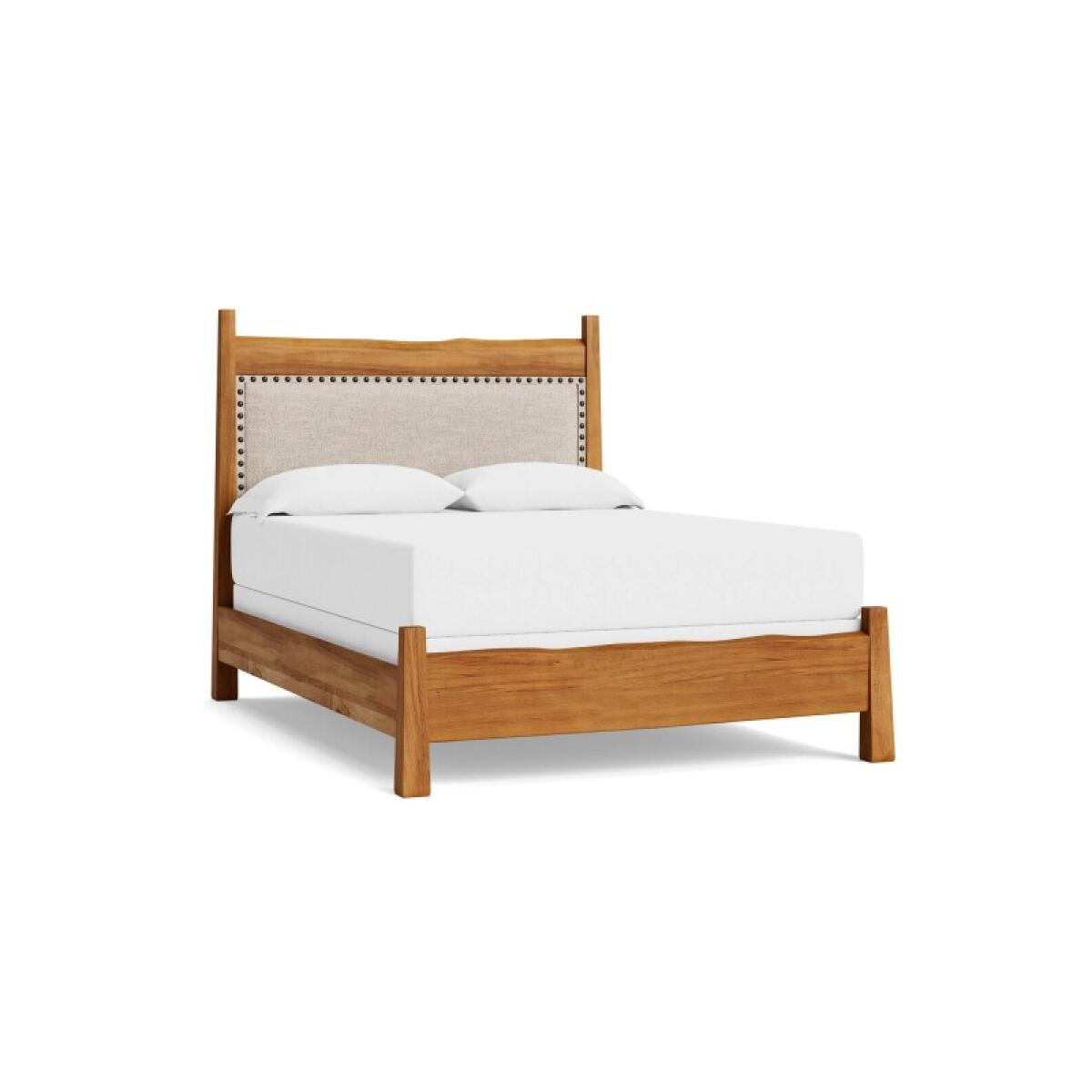 Heritage Live Edge Upholstered Bed Beds Bassett Furniture 2 Heritage Live Edge Upholstered Bed Beds Bassett Furniture 2