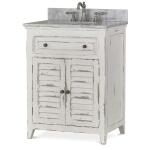 Shutter Vanity W/ Sink & Marble Top - Image 2