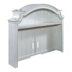 Magnolia Manor Entertainment Hutch Entertainment Stands Antique White & Weathered Bark 10