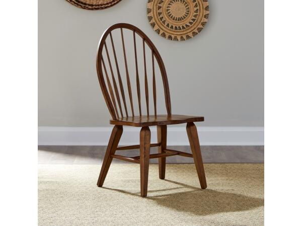 Hearthstone Ridge Windsor Back Side Chair Chairs & Benches Brown