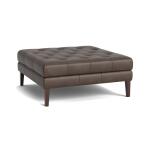 Danbury Leather Ottoman