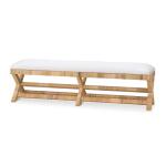 Renoir Rattan X Bench Chairs & Benches Arctic 12