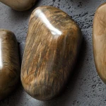 Pebbles Wood Wall Decor, Walnut, S/9 - Image 5