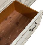 Magnolia Manor 7 Drawer Dresser Dressers Antique White & Weathered Bark 18