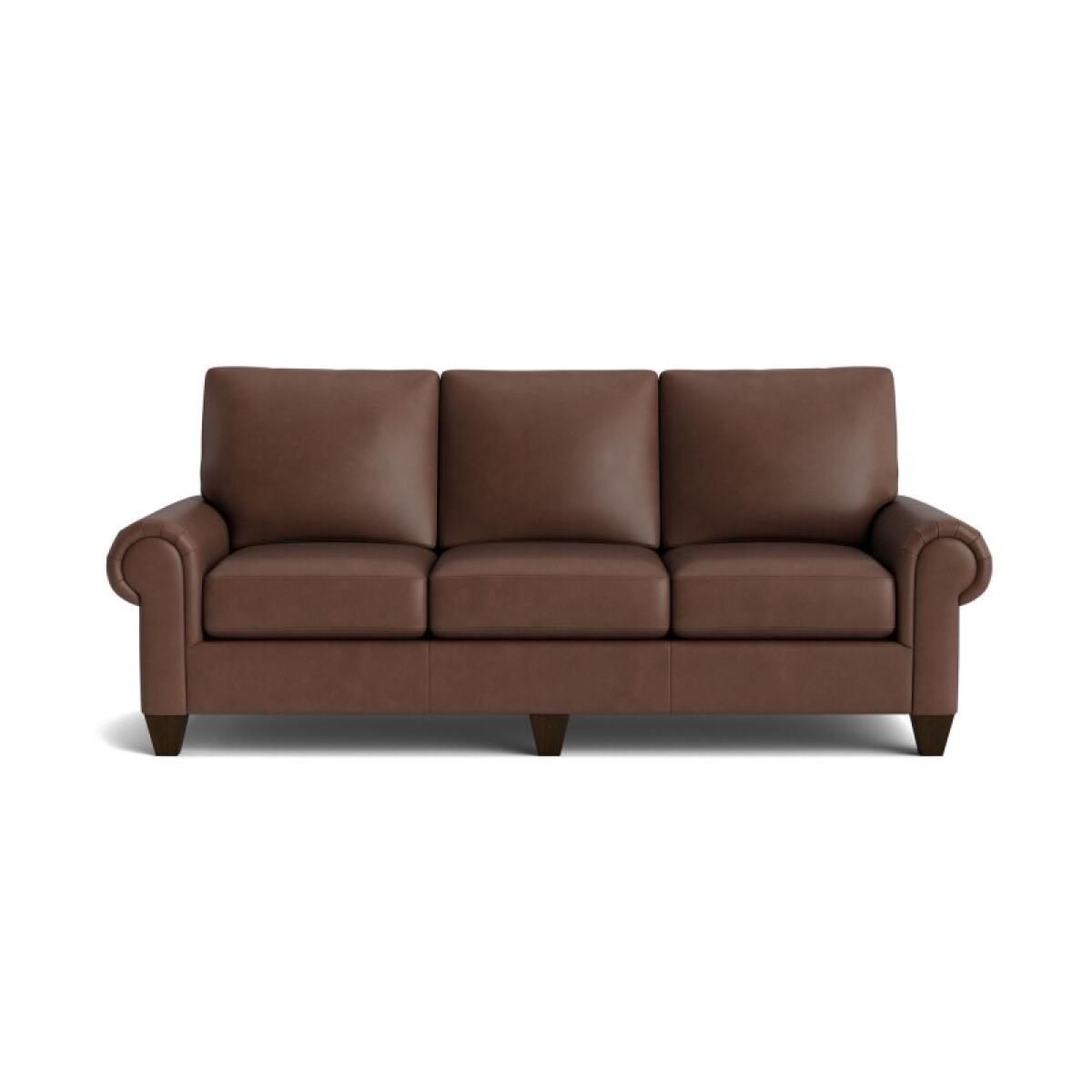 207035331a43621b197a1f3099501e41 True Custom™ True Custom® Leather Large Panel Arm Sofa - Image 1