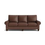 True Custom™ True Custom® Leather Large Panel Arm Sofa