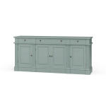 Roosevelt 4 Door 3 Drawer Sideboard Dining Storage Blue 10