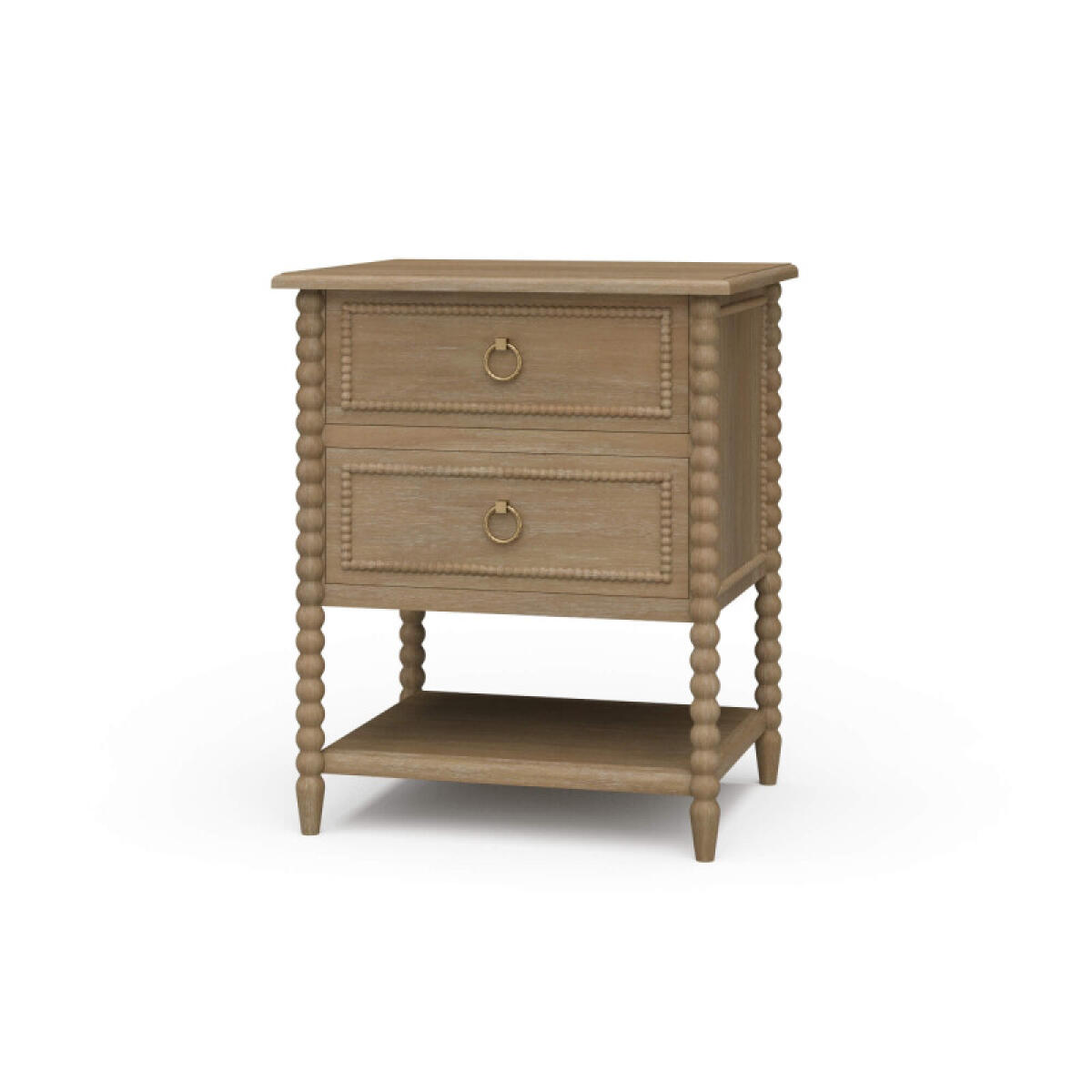 20bc9b7ef05b7d6e95573d0599c7b76b Cholet 2 Drawer Bedside Table W/ Shelf - Image 1