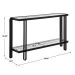 Shadow Console Table Console Tables Black 19