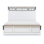 Complete Two Tone Panel Bed Queen 5/0 Beds Beds 10