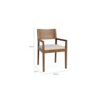 Myers Dining Chair with Upholstered Seat Chairs & Benches Bassett Furniture 13