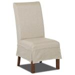 Gwen Upholstered Parson Chair With Slipcover