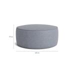 Rhonda Round Ottoman - Image 3