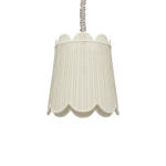 Scalloped Rattan Pendant Lighting Bramble 15