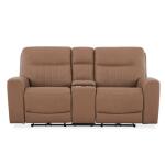 Bennett Loveseat w/ Console P2 & ZG - Butternut - Image 5