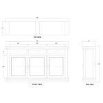 Williamson Sideboard W/ 3 Doors - Image 8