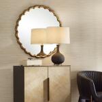 Cerrito Round Mirror, Brass - Image 4