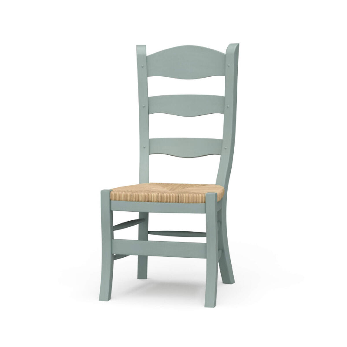 21779ac9ebd6d6fb5b1acf4159c6ed16 Peg & Dowel Ladder Back W/ Rush Seat - Image 1