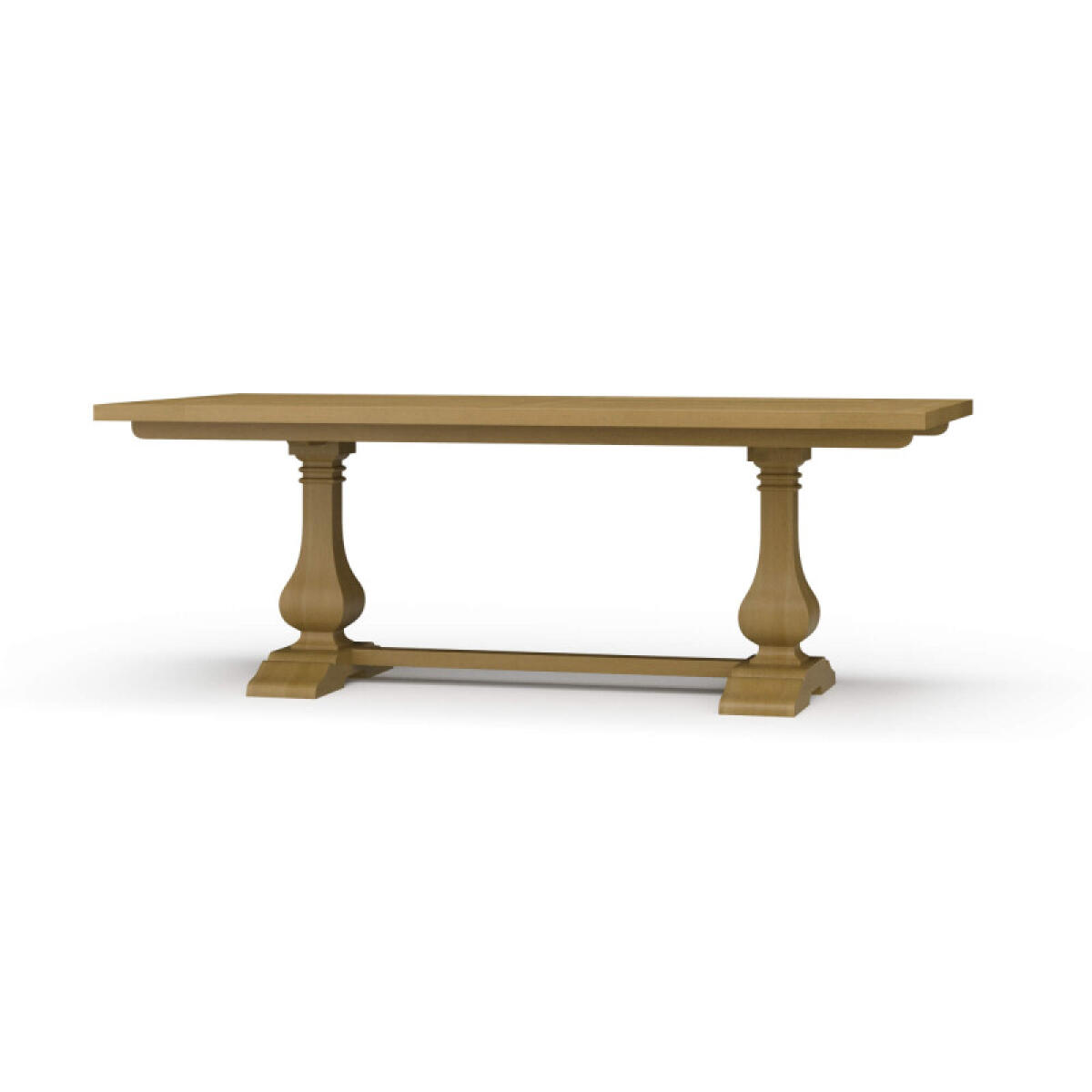 21a8b42cb1f74419f862ceb7f4c2a8e0 Trestle Dining Table - Image 1