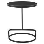 Jessenia Accent Table, Black Chairside Tables Black 13
