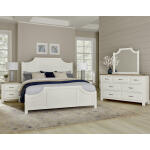 Maple Road Two-tone Cal King Scalloped Bed - Image 3