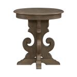 Magnolia Manor Round End Table End tables Brown 12