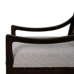 Milano Dining Chair W/ Upholstered Seat & Rattan Back - Image 12