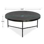 Trellick Coffee Table Cocktail & Coffee Tables Black 15
