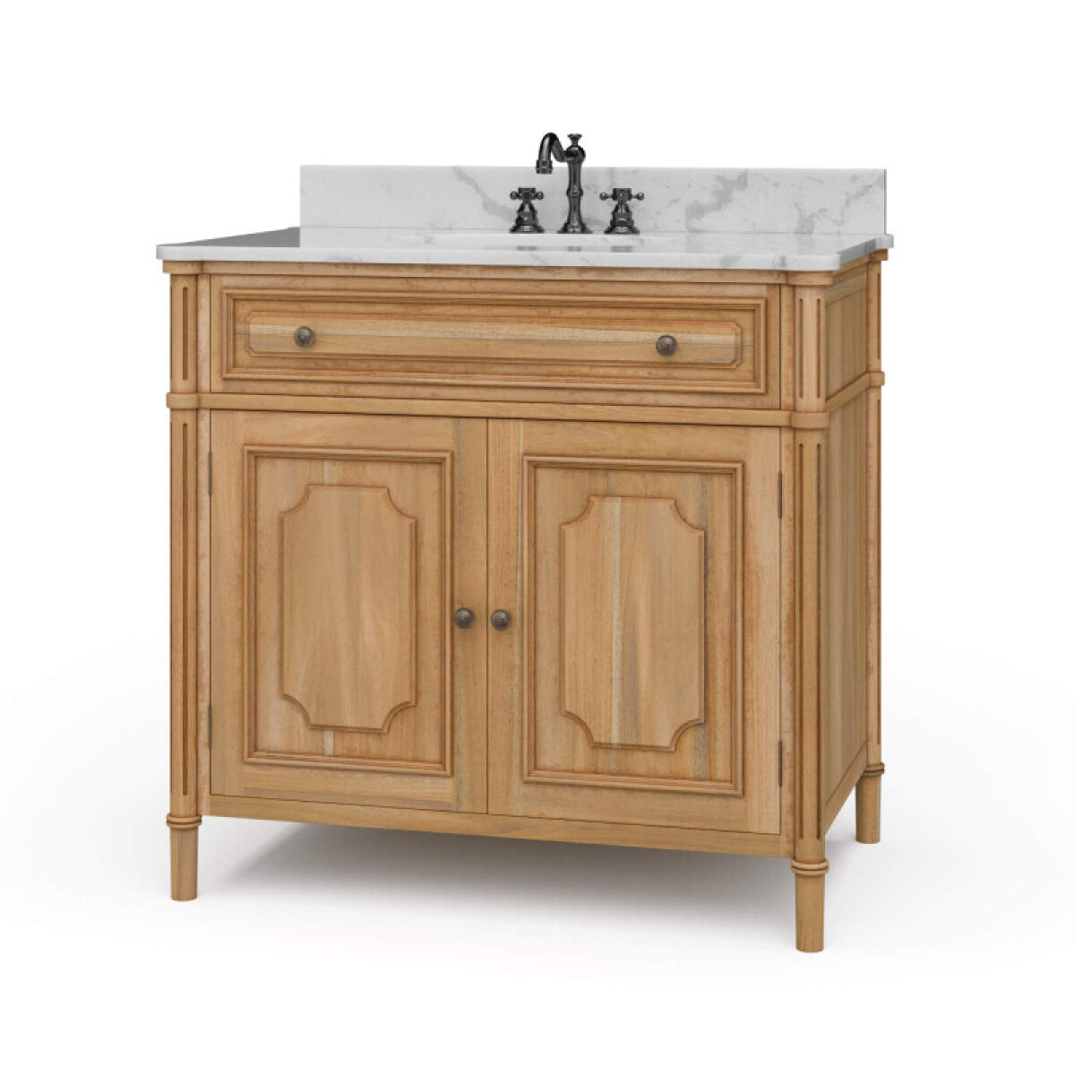 2203411b2ec419816261bdaafe4b4d03 Nantes Single Vanity W/ Sink & Marble Top - Image 1