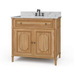 Nantes Single Vanity W/ Sink & Marble Top